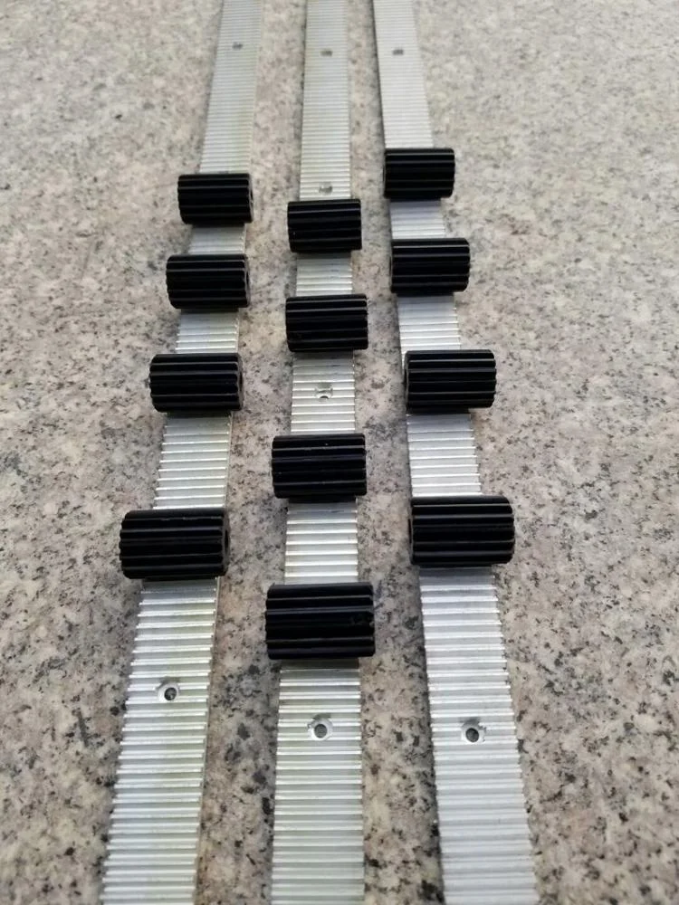 20 years factory manufacture special nylon and aluminium gear rack