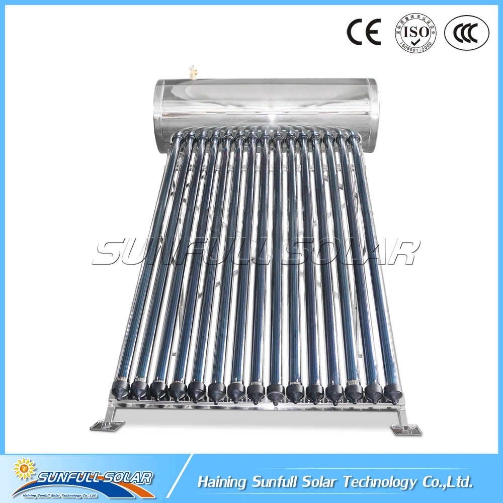 
New design compact pressurized stainls steel solar water heater 150L 
