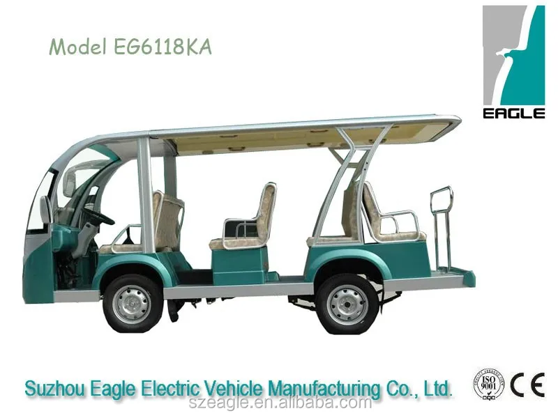  14 местный автоматического привода экскурсионный автобус с контроллер Curtis трансфер персонала carriers-EG6118KA