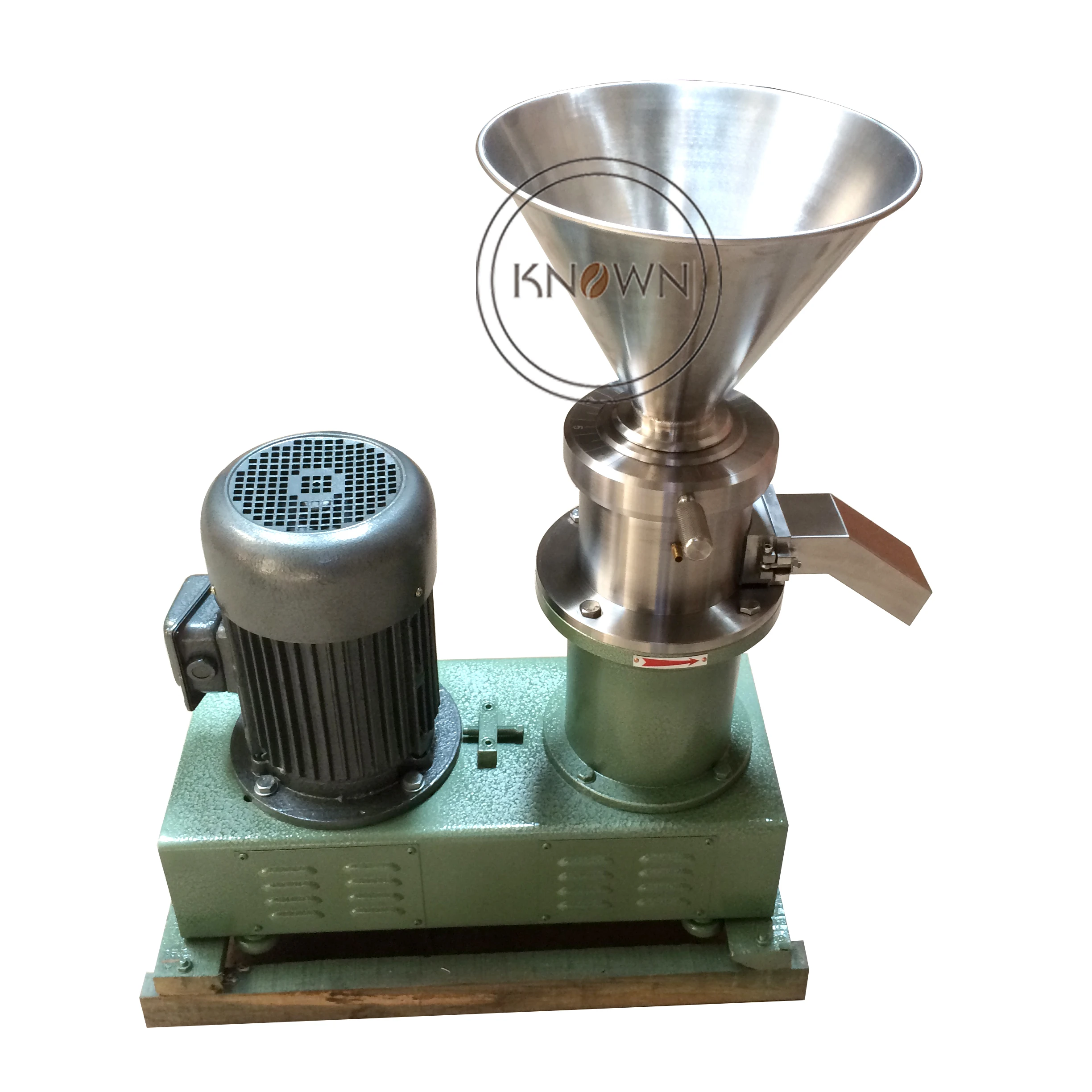Commercial 100kg/h Peanut Butter Harissa Making Machine Nut Colloid Mill Tahini Grinding Machine Chili Paste