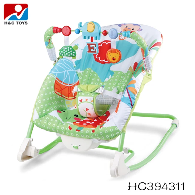 Safety Electric Rocking Chair Baby Bouncer Vibrating With Music