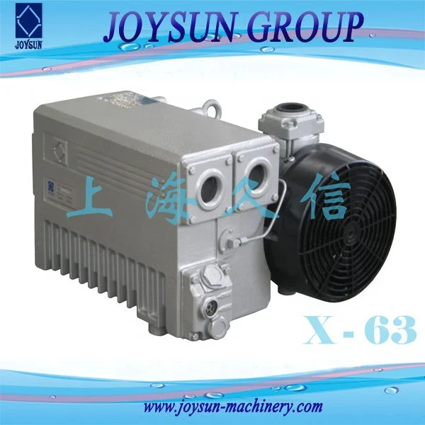 1 # X-63 Маслосмазываемые электрического привода 2HP мощность 37CFM машина подсоса воздуха одноступенчатый пластинчато-роторный вакуумный насос