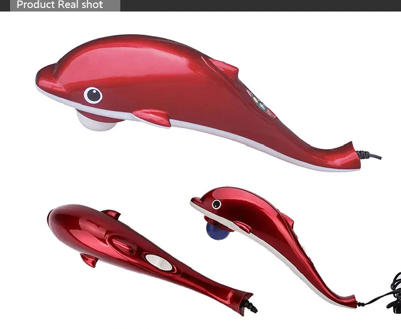 Electrical handle dolphin massager Household Multifunctional Vibration thrive handy body massager