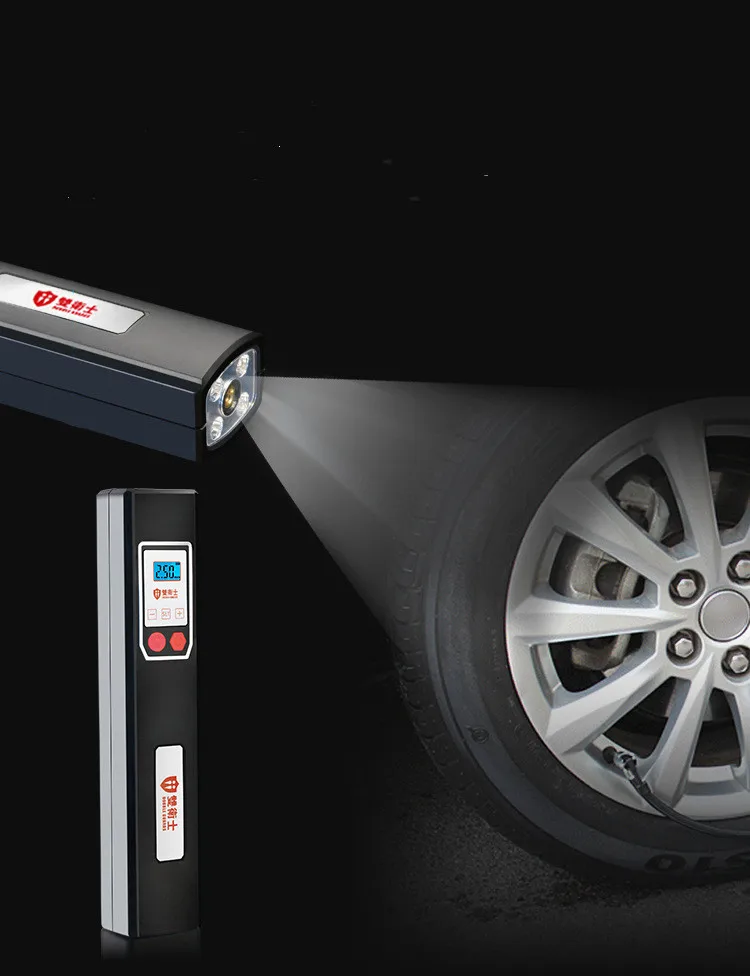 portable tire inflator pump/auto recharge air compressor