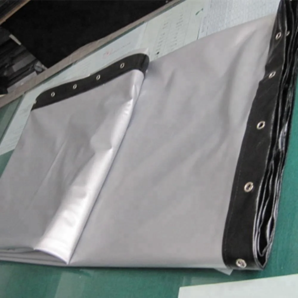 16:9 Format 3D Perforate Silver Screen Fabric Projection Screen Manufacturer