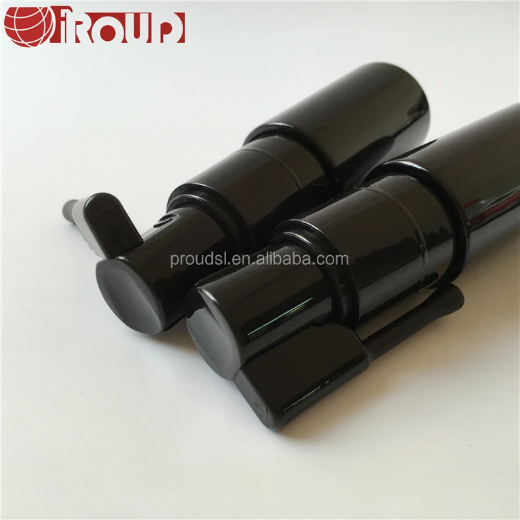 
35ml black empty plastic powder bottle for medicine 