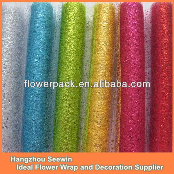 Gold Sequin Mesh Fabric