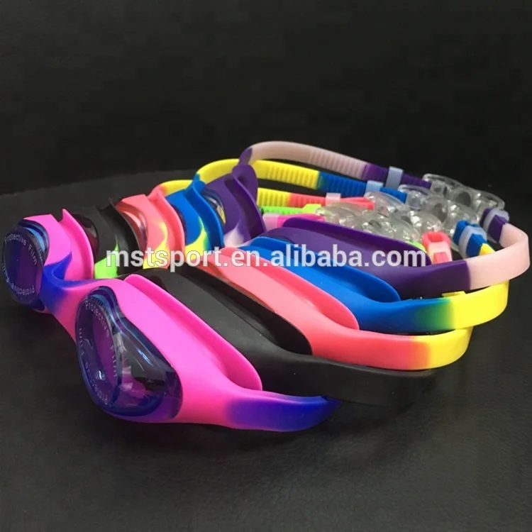 Waterproof sports swim goggles adjustable children swimming goggles for kids swimming pool