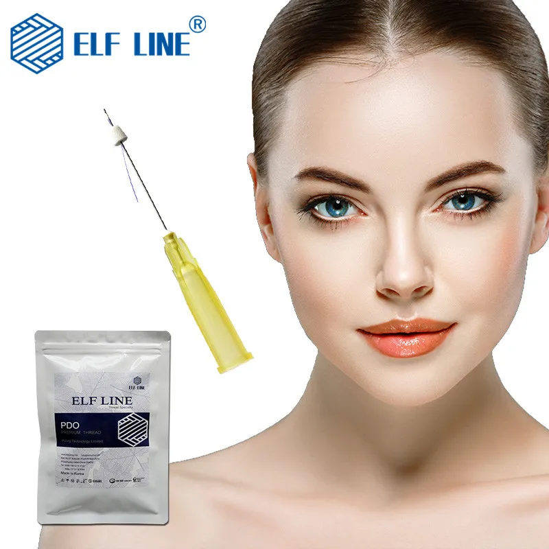 
30g pdo suture with needle absorbable thread for eye wrinkles 