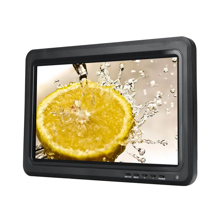 Desktop Monitor TV 12 inch LED Television DC 12V LCD TV With AV TV USB VGA Input