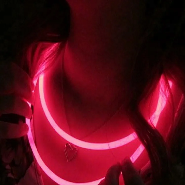 50pcs per tube glow necklace 22 inch glow in the dark necklace glow stick necklace party