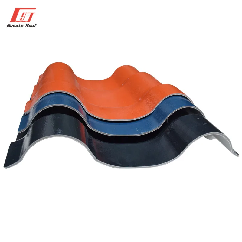 Кровельный лист из синтетической смолы/испанская кровельная черепица ASA/пластиковая кровельная черепица из ПВХ