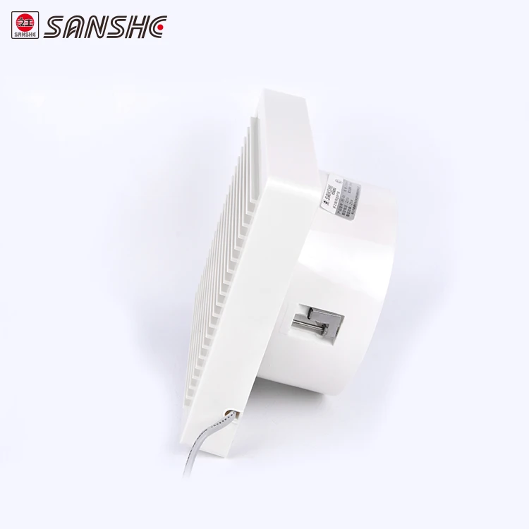 SANSHE deluxe planar full plastic shutter ventilation fan with cover