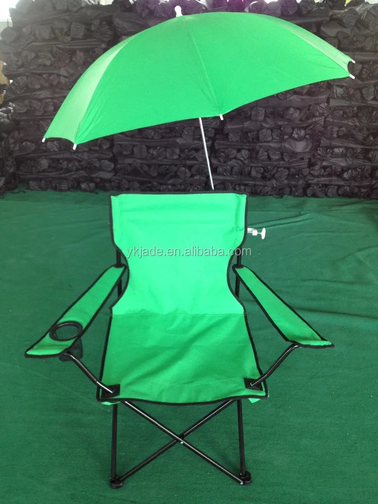 Portable personalized 1 person folding beach chair with umbrella,single seat folding beach chair with umbrella