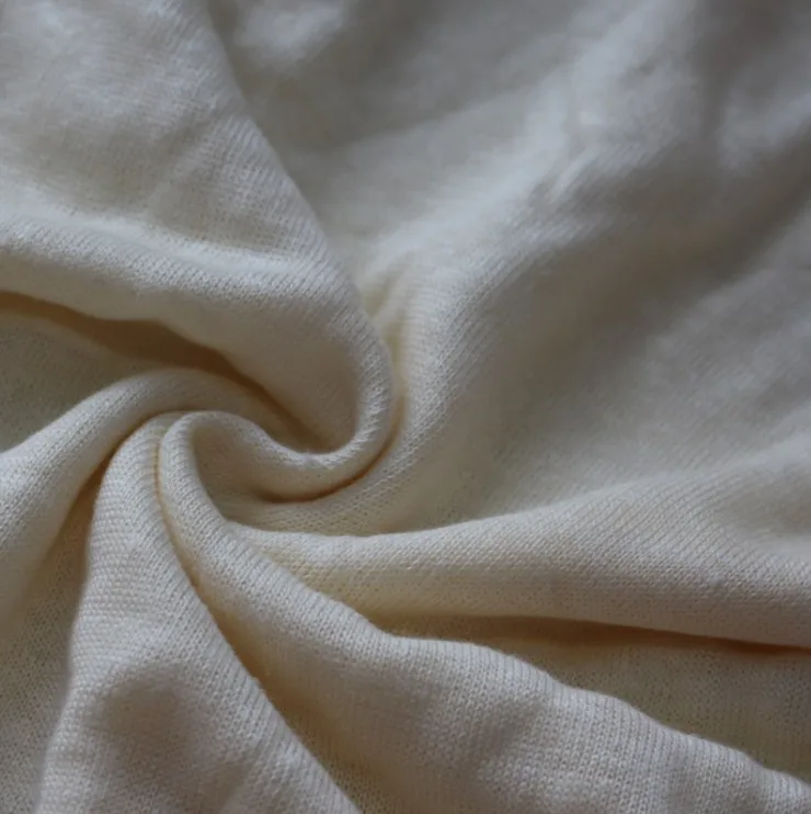 Органическая окрашенная 100% конопляная ткань Джерси для конопляной футболки