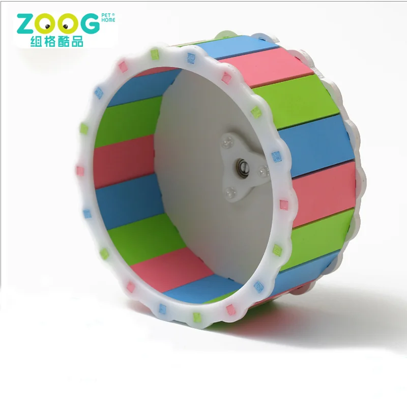 2018 new Hamstercolorful running wheel/pet hamster toy with high quality