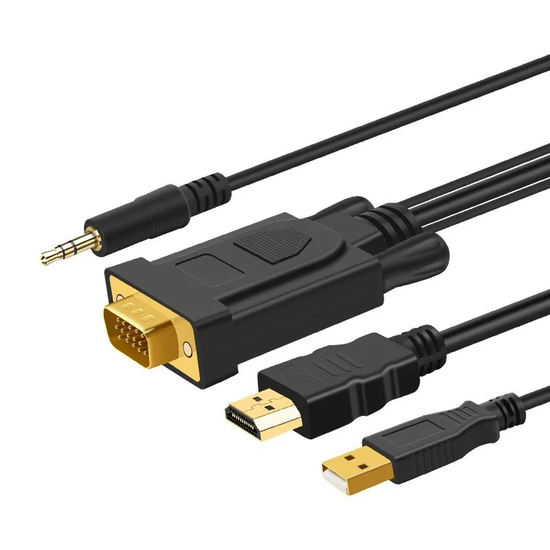 Лучшая цена Moread позолоченный штекер-гнездо VGA к HD кабель