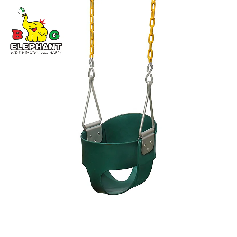 
Outdoor Extra Duty Kid Full Bucket Toddler Swing with Real Export Customs Data 