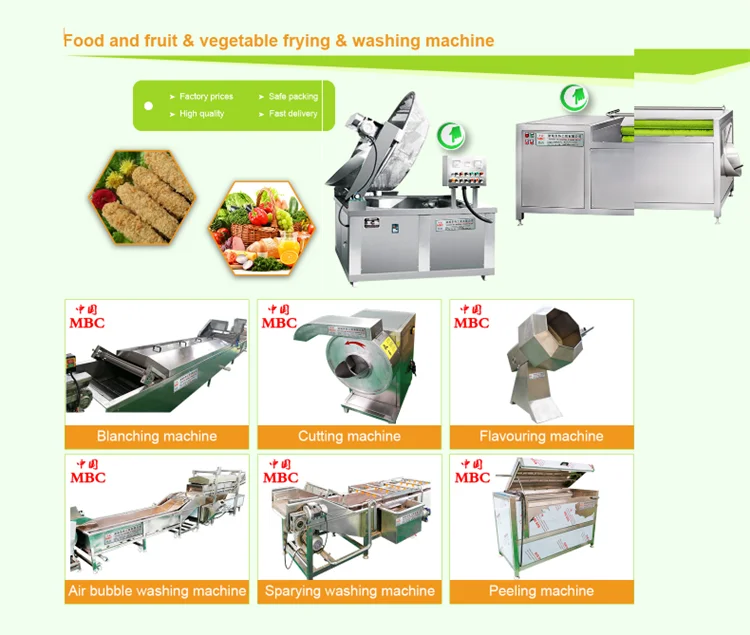 
Semi-automatic Potato Chips Processing Production Line 