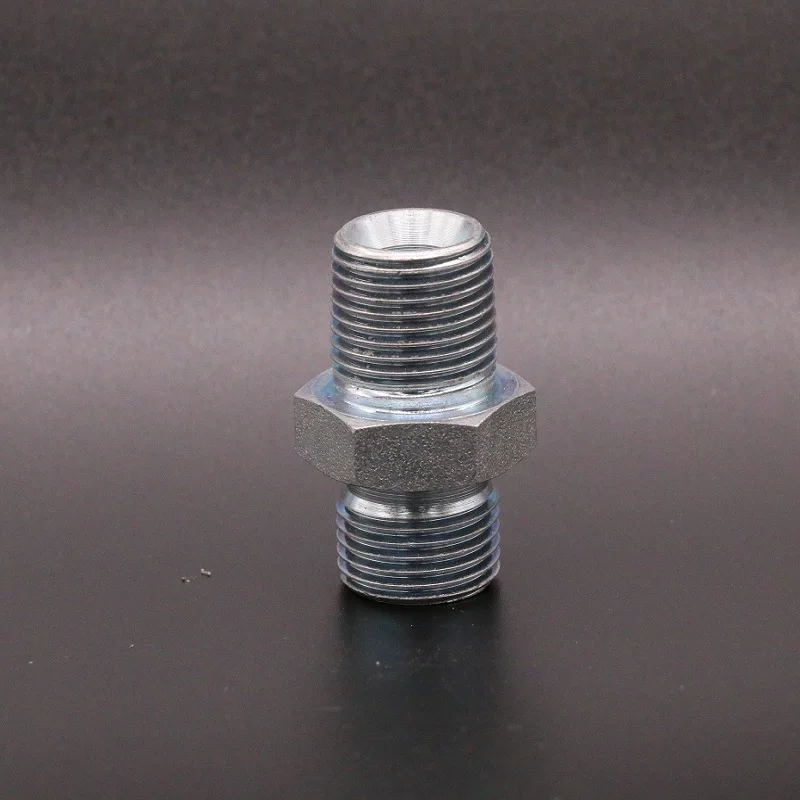 
Stainless steel double male hydraulic adaptor/hydraulic fittings 