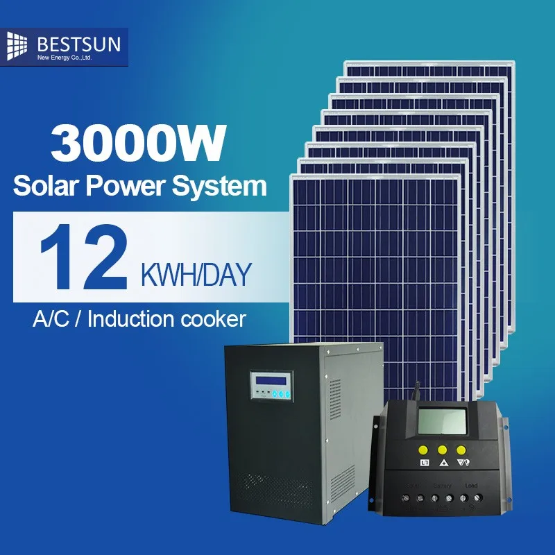 
3kw Hydro solar power plant for kaplan turbine 