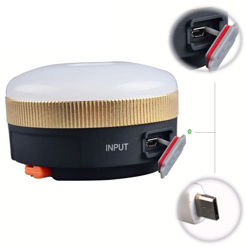 Portable Rechargeable USB Led Night Light Hang Magnet Camping Light For Tent