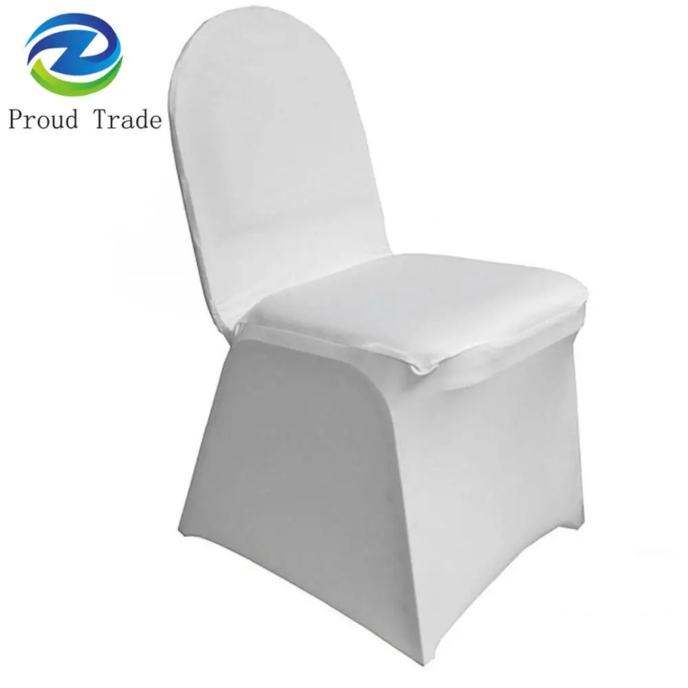 Cheap UK Free Shipping Wedding Spandex white chair covers for sale
