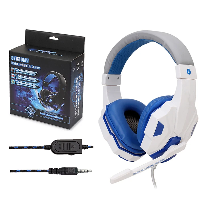 Nice quality headband gaming headset electronic sports computer headphone PS4 special purpose switch microphone