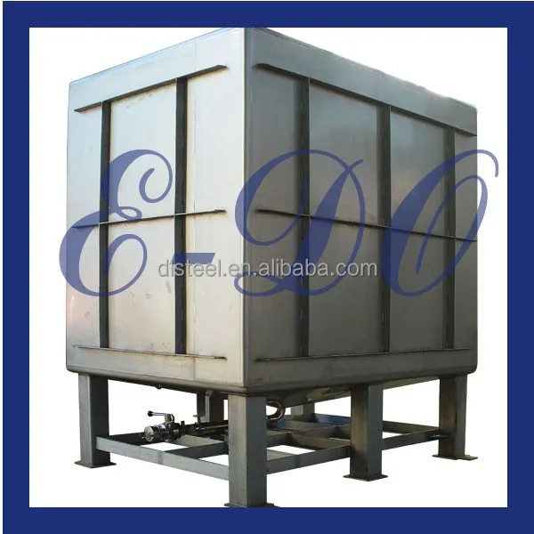 
stainless steel cubic ibc tank/tank container/tot tank 1000 liter 