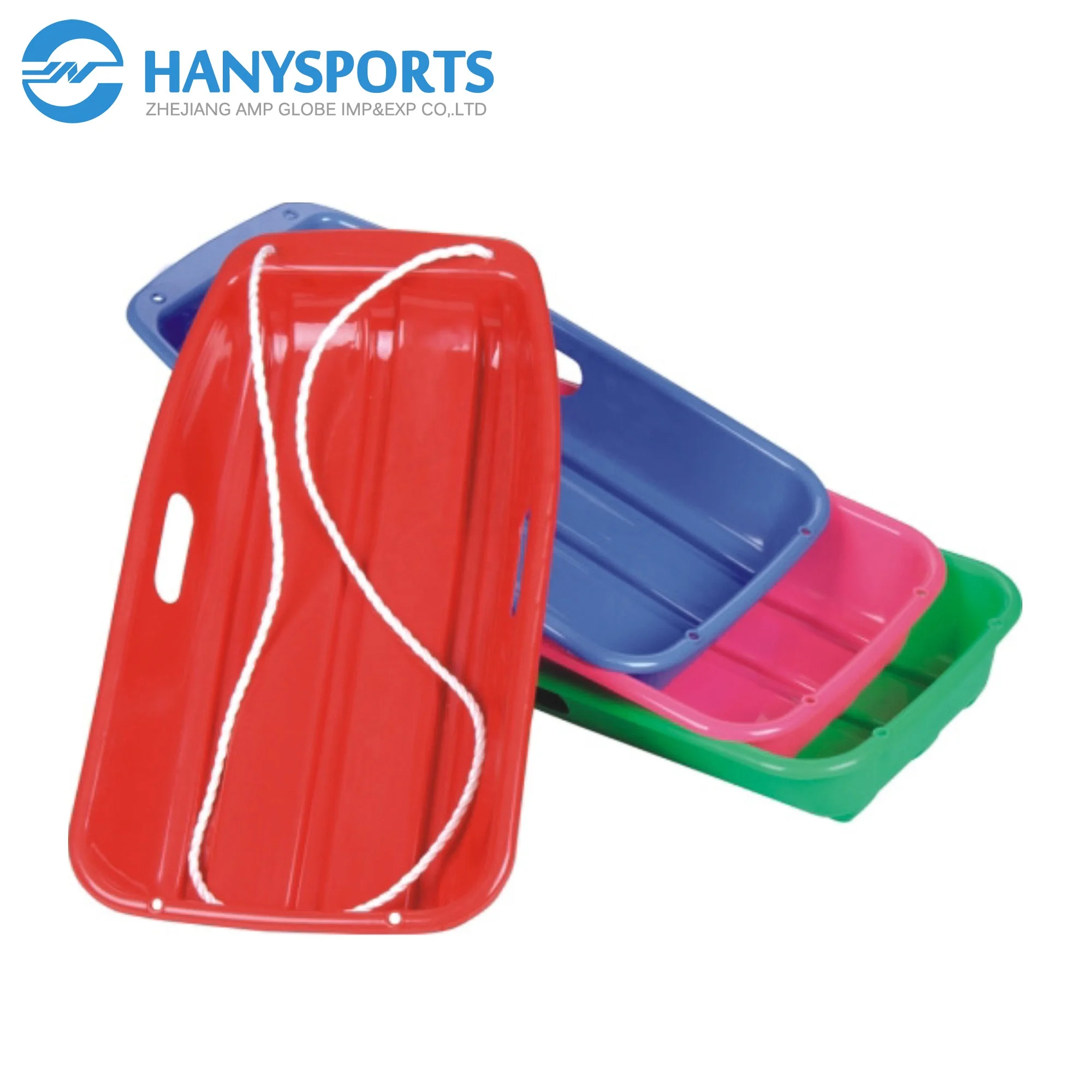 
Amazon hot sale plastic snow sled toboggan enfants 