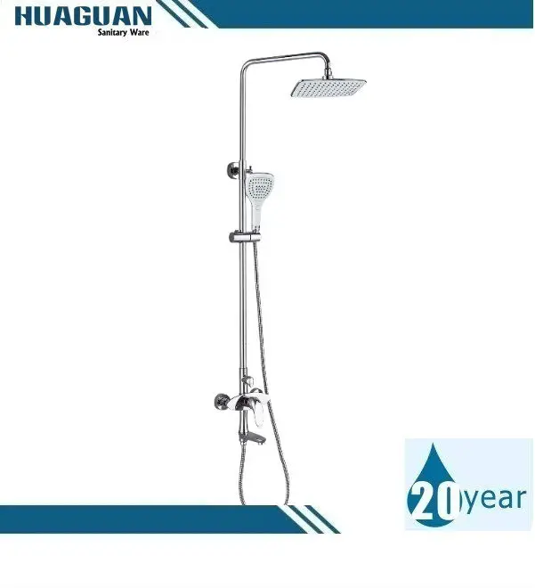 
High quality copper material chrome finish bath shower mixer 
