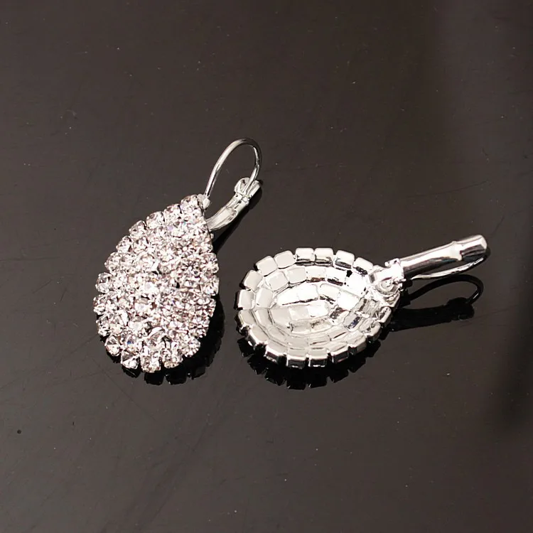 
Mingyuan Wind Claw Chain Nail Earrings Water Drop Insert Drill Fashion Ear Bridal Teardrop Earring Elite Earrings 