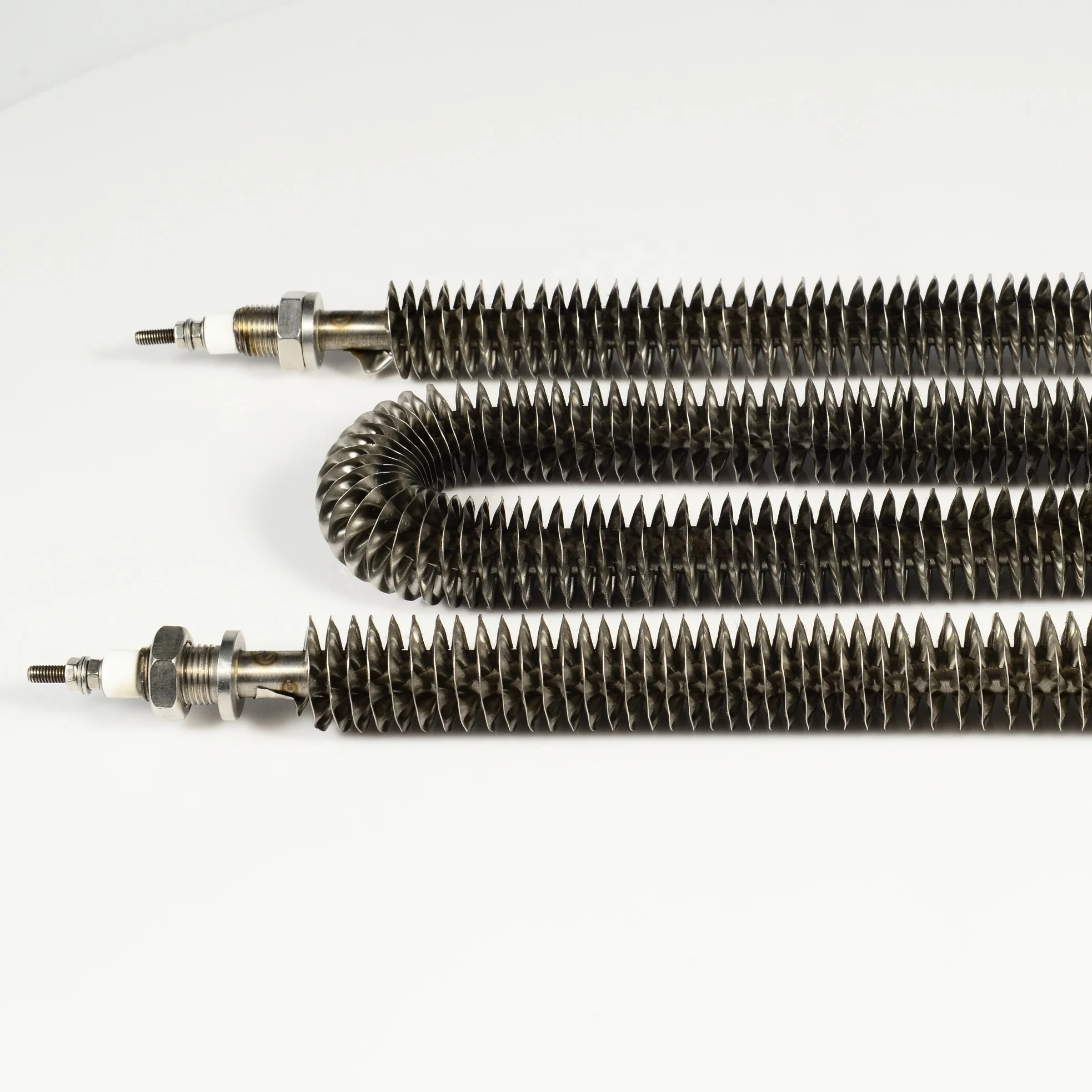 
5KW stainless steel Electric finned tubular air heater for load bank 