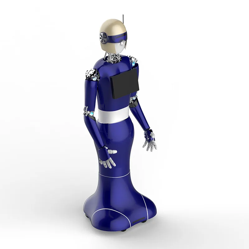 most popular ai welcome service  bar hotel mall face recognition reception  robot