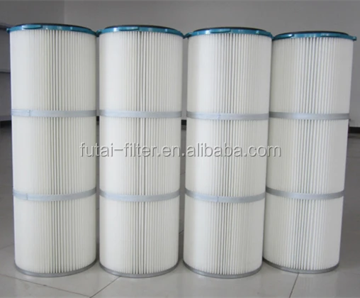 Polyester with PTFE Membrane 3 Lugs Filter Cartridge Industrial Dust Collector Air Filter Cartridge