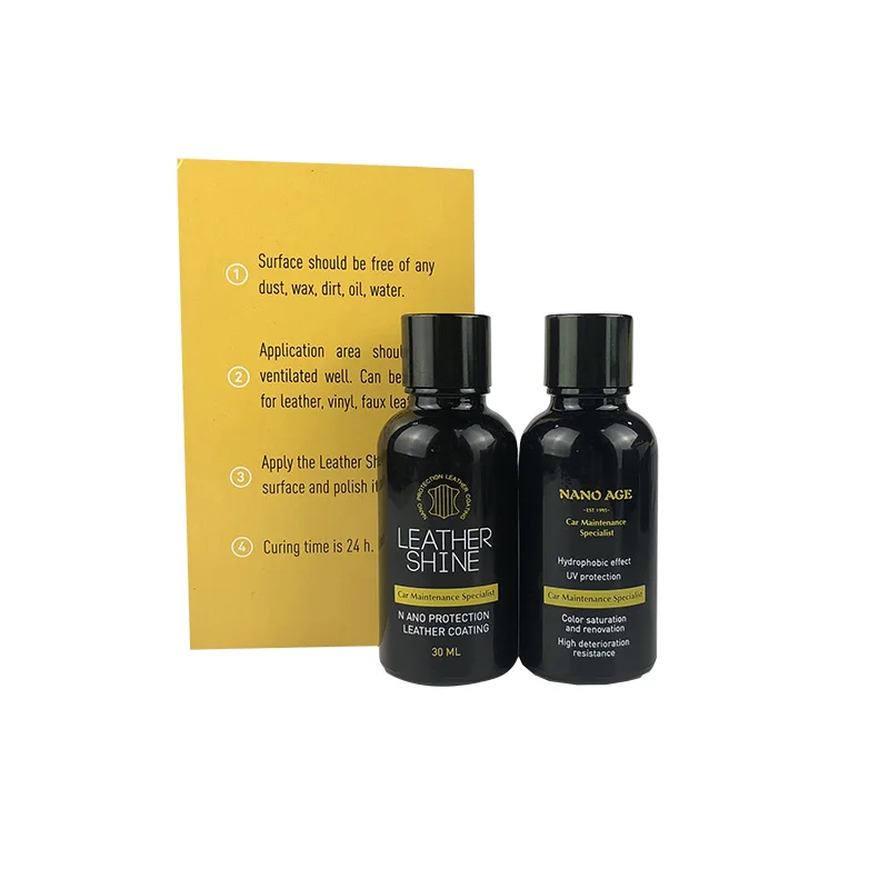 
Nano Ceramic Leather Coating Hydrophobic 9H Hardness Crystal Shine Liquid Car Wax Interior Coating For Car Beauty Amazon Hottest 