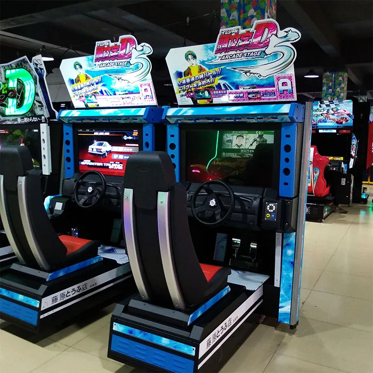 2018 Coin indoor amusement initial D arcade machine simulator outrun driving car racing motion game video machine for adult