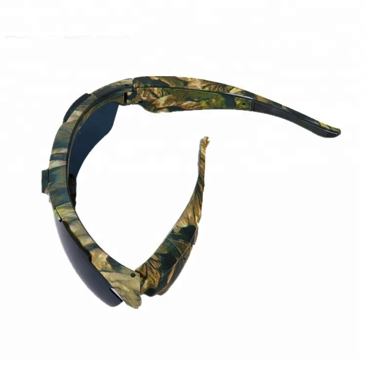 1080p Hd Camera Eyewear Action Sports Sunglasses Camera With Camouflage Color