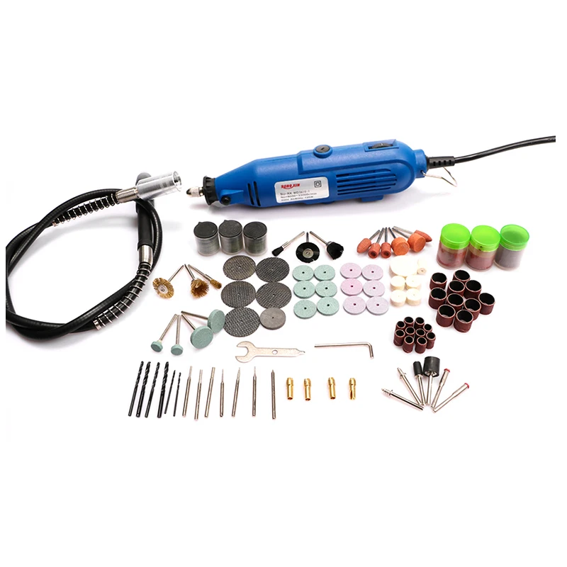 
210pcs accessories 130W adjustable speed grinder jewelry tool kits electric mini rotary tool 