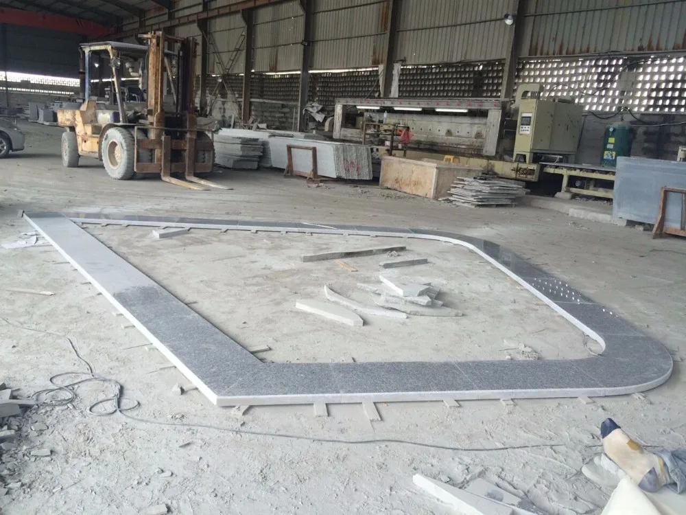 Облицовочный камень Белла белого гранита G603 Китай Дешевые Серебристо-Серый Гранит Плитка