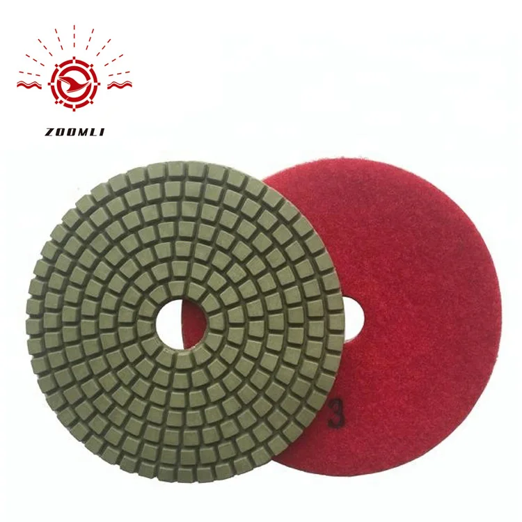 100mm Diamond Wet Polishing Pad for Marble Granite Quartz and Stone