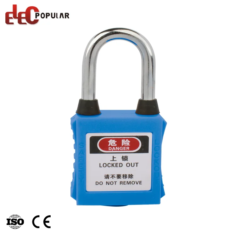 Durable 38mm Nylon Body 38mm ABS Safety Lockout Padlock