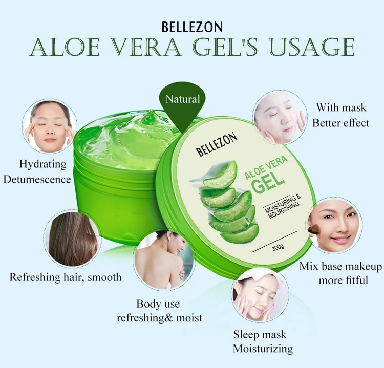 Aloe Vera Moisture Lotion Organic Aloe Vera Skin Care Gel Remove Acne Face Gel