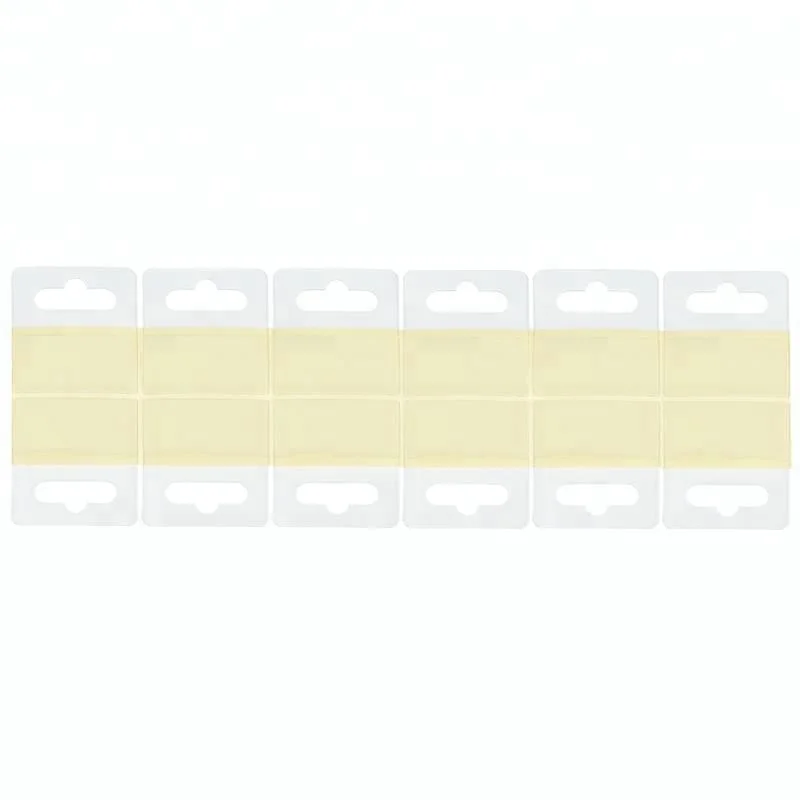 Customized Clear Plastic PVC Self Adhesive Stickers Hang Tab