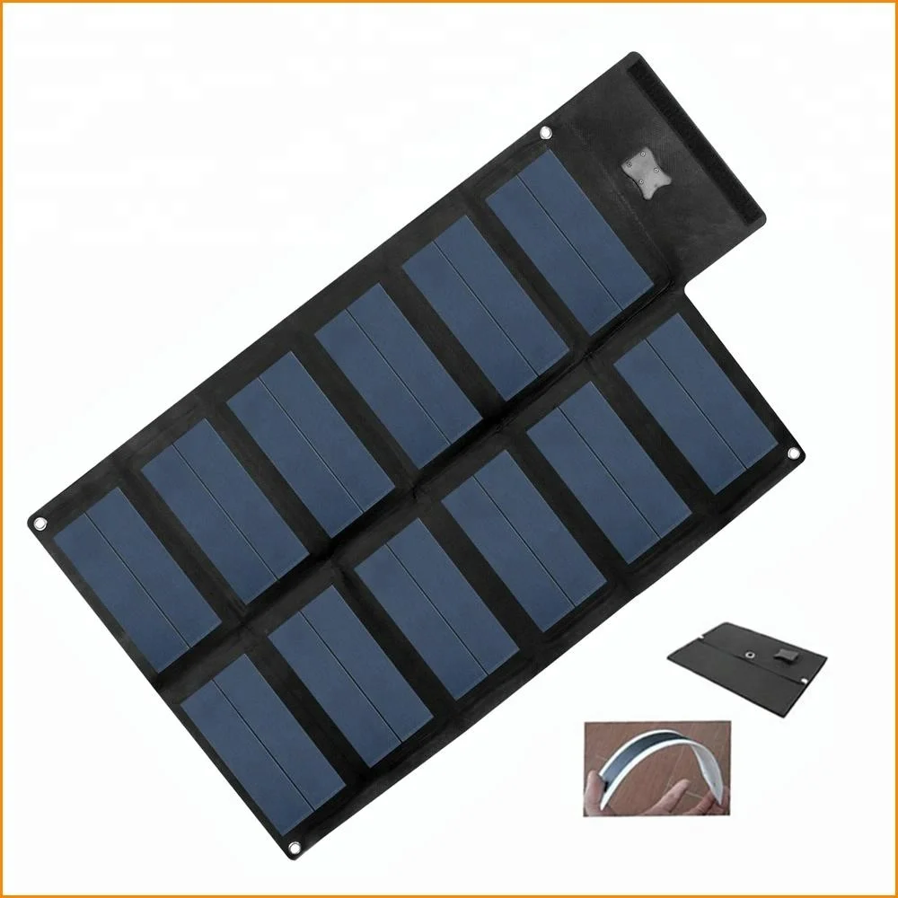 18V Solar panel charger, solar cell charger bag for camping