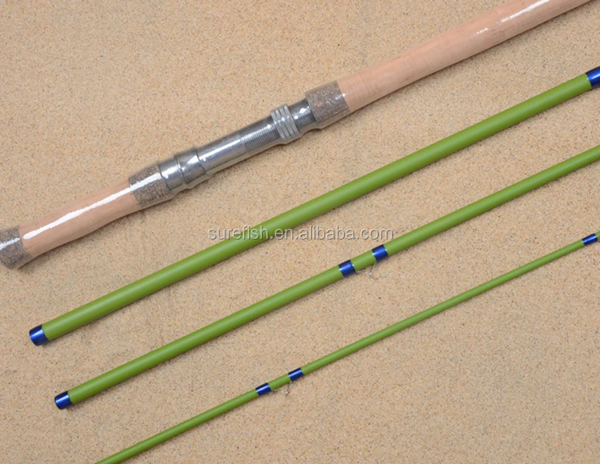 free shipping nano carbon switch salmon fly fishing rod