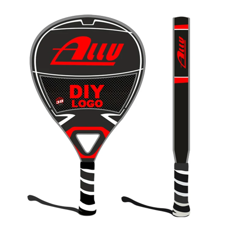 
Custom Carbon Cheap Fiber padel Ball Pickleball Tennis Paddle Racket 