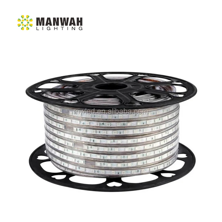 Лидер продаж от китайского производителя 50 м Светодиодная лента 110 В/220 В/230 В медная печатная плата 5050 SMD контроллер декора ландшафта сертифицирован ROHS