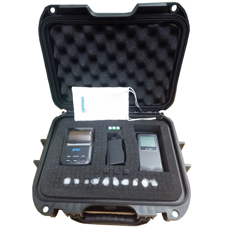 Цифровой алкотестер AT 868FP с датчиком топливных ячеек, анализатор алкоголя, анализатор дыхания, тестер спирта с принтом