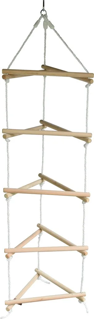
wooden rope ladder Swing Set Accessory for Kids Backyard Wooden Swing Set 